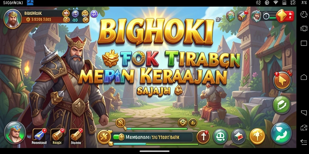 Tampilan gameplay BIGHOKI yang menakjubkan dan penuh strategi.