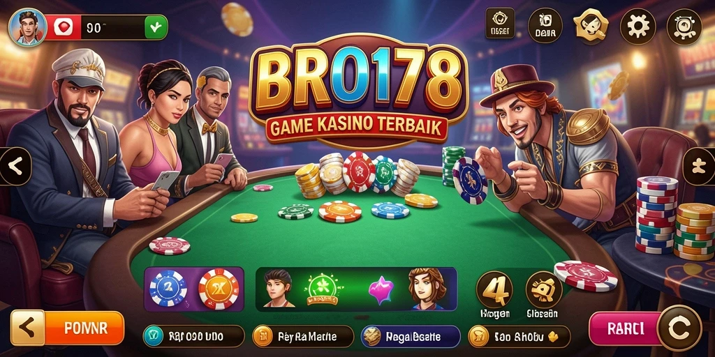 Screenshot BRO178 menampilkan gameplay kasino yang seru dan menghibur.