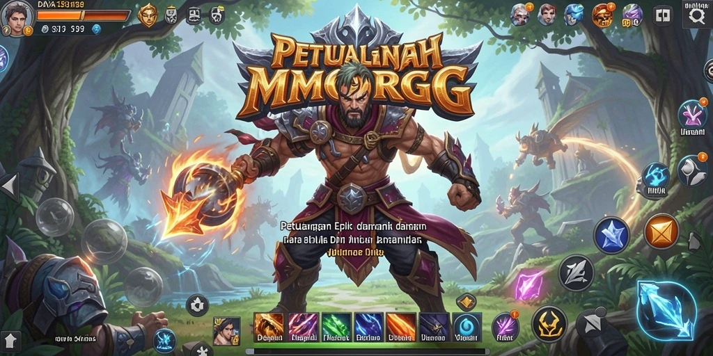 Tampilan screenshot dari gameplay MMORPG DAYA138 yang menarik dan penuh aksi.