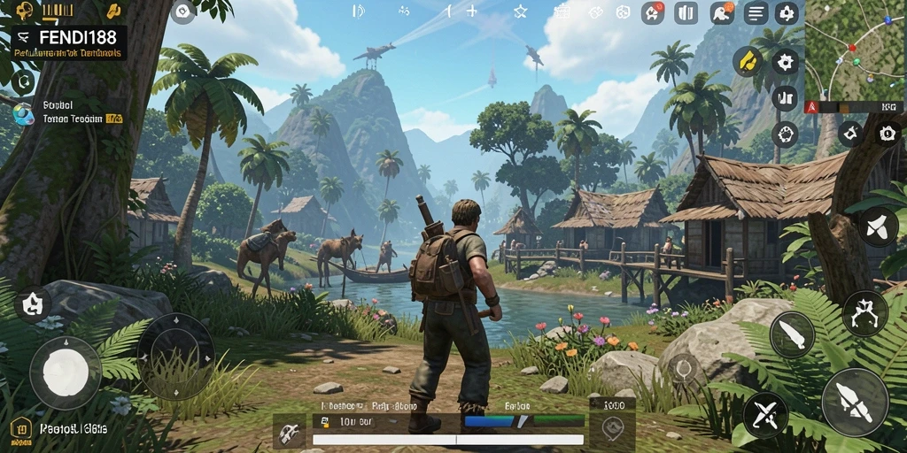 Tampilan menarik dari gameplay Open World FENDI188 yang seru.