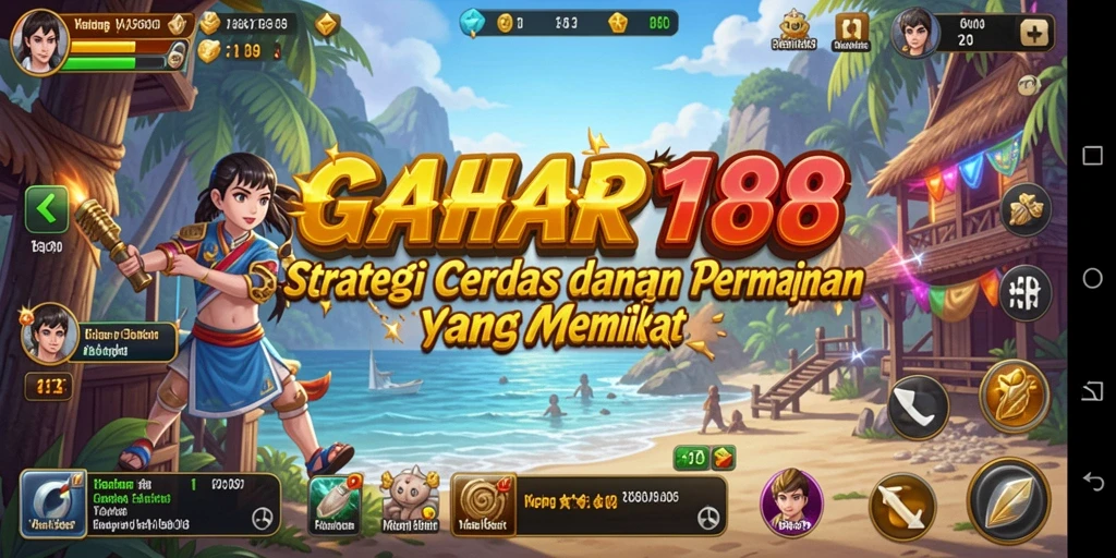 Tampilan gameplay strategis yang menantang dan menarik.