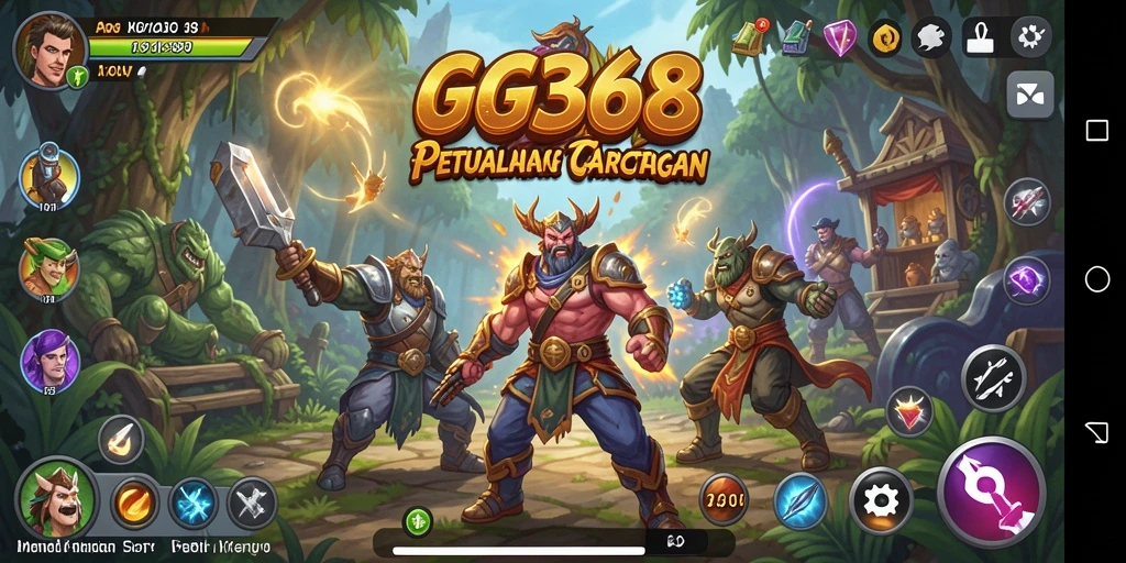 Gameplay GG368 yang penuh aksi dan tantangan seru.