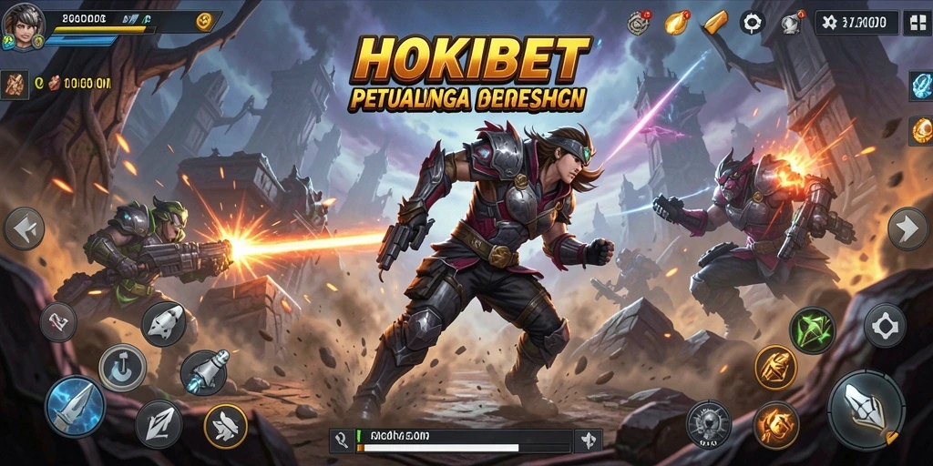 Screenshot gameplay HOKIBET yang penuh aksi dan tantangan.