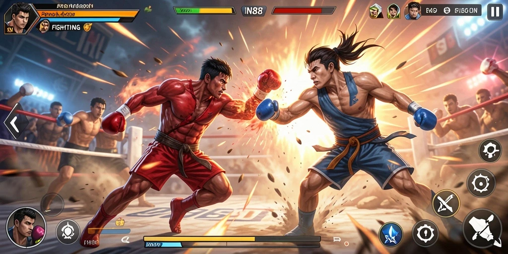 Tampilan gameplay IN88 yang mendebarkan dan penuh aksi.