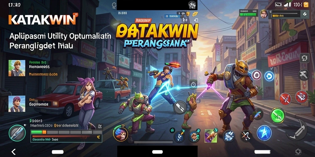 Tampilan antarmuka KATAKWIN yang sederhana dan intuitif