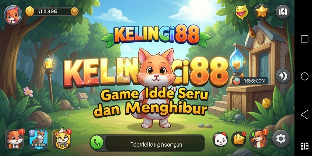 Tampilan gameplay KELINCI88 dengan karakter kelinci yang lucu.