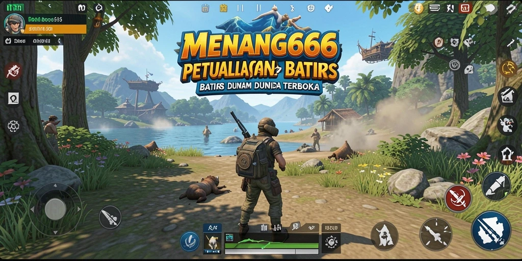 Tampak gameplay Open World yang mendebarkan di MENANG666.
