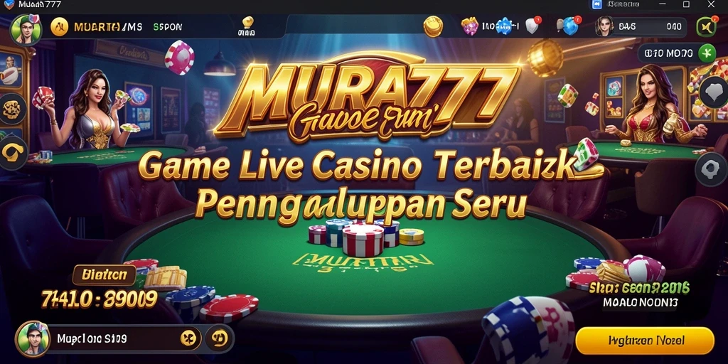 Tampilan menarik dari gameplay Live Casino di MUARA777.