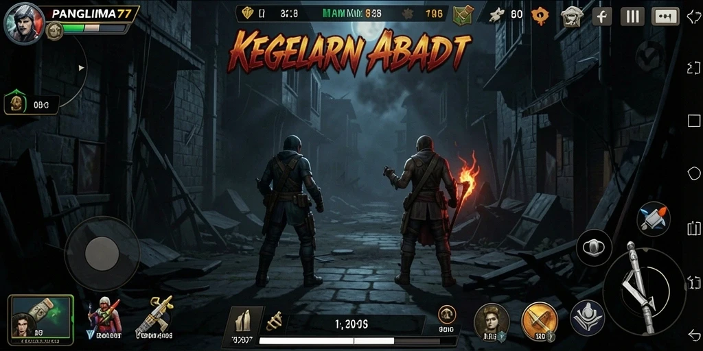 Gameplay mencekam PANGLIMA77 yang penuh ketakutan.