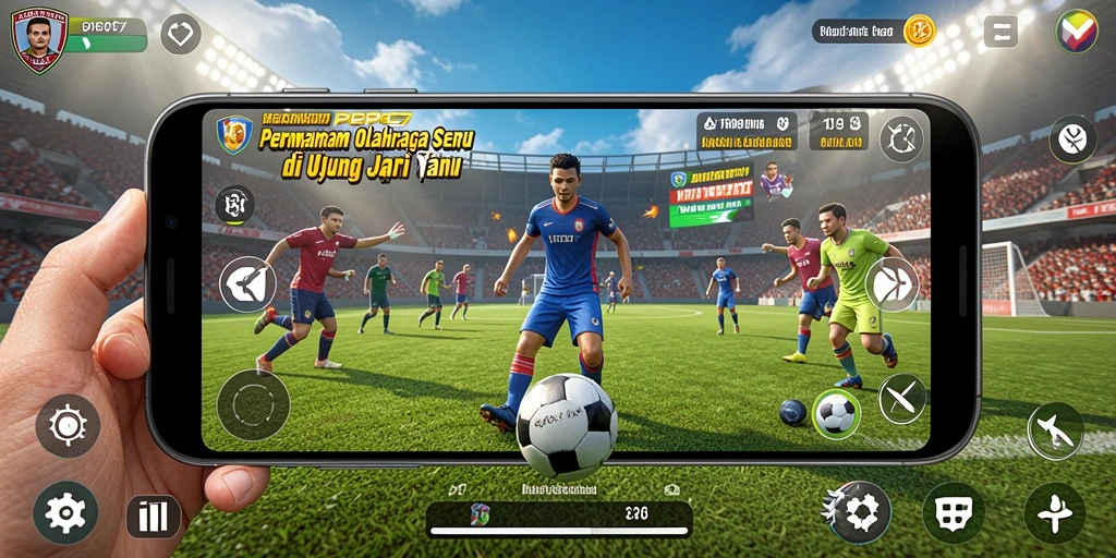 Gameplay intens dan seru dari PCPC7 yang menampilkan berbagai cabang olahraga.