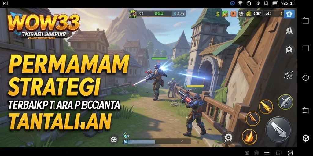 Tampilan gameplay WOW33 yang menegangkan dan strategis.